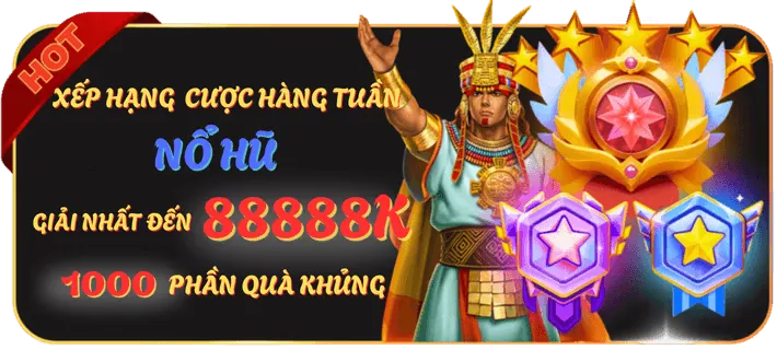 Màn hình game Slot (nổ hũ) đầy màu sắc