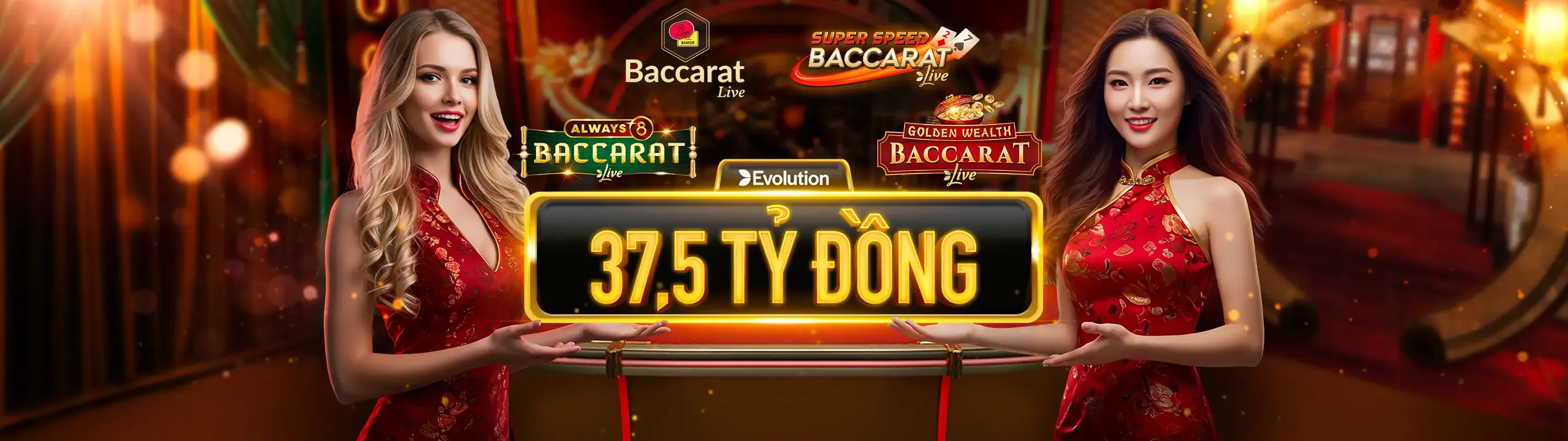 Bàn Baccarat sang trọng với các lá bài và chip cược tại 8kbey trang chủ chính thức